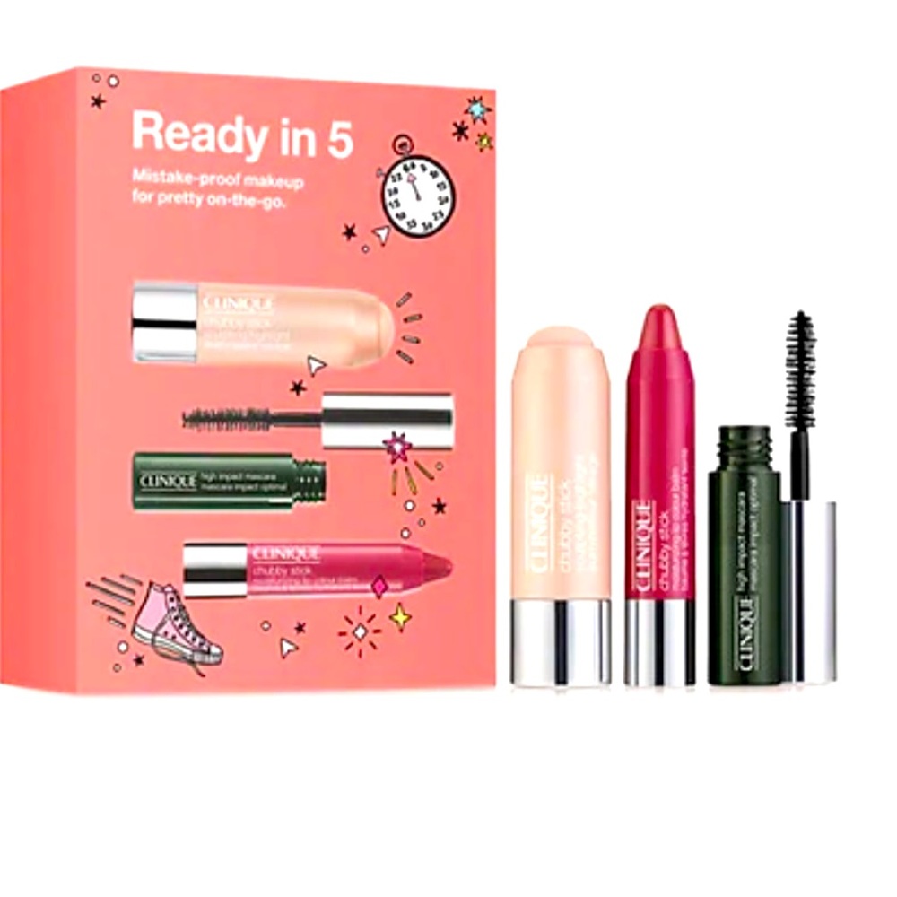 Clinique “ready in 5” make up on the go